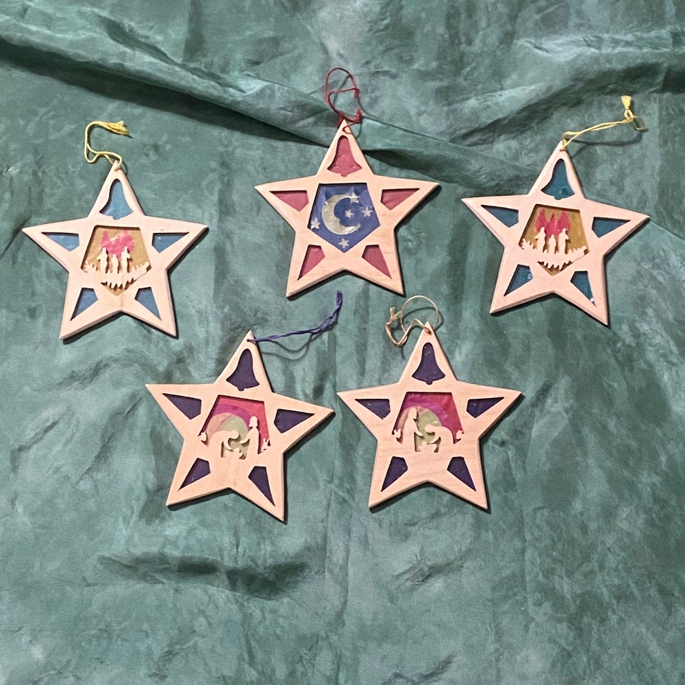 Vintage Waldorf Ornaments ~ Window Stars